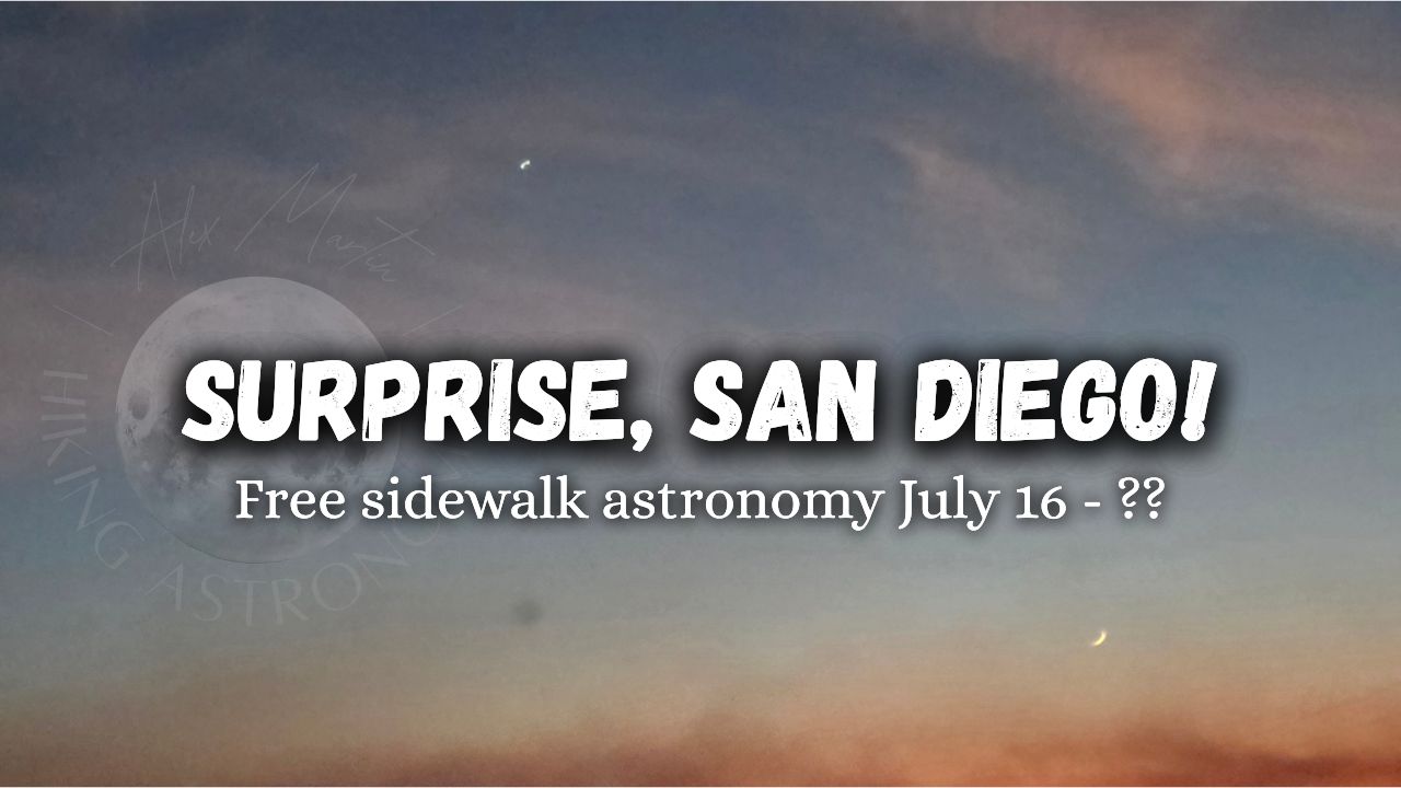 Surprise, San Diego!